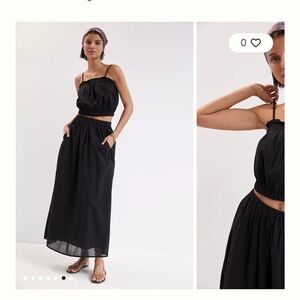 Black Mitchie Skirt Set from Anthropologie